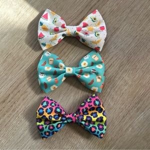 Dog Bow Tie Bundle - (set of three)
